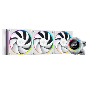 ID-Cooling SL360 LCD ARGB AIO 360mm Liquid CPU Cooler - White