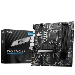 MSI Pro B760M-P DDR5 Intel 12/13/14th Gen microATX Motherboard