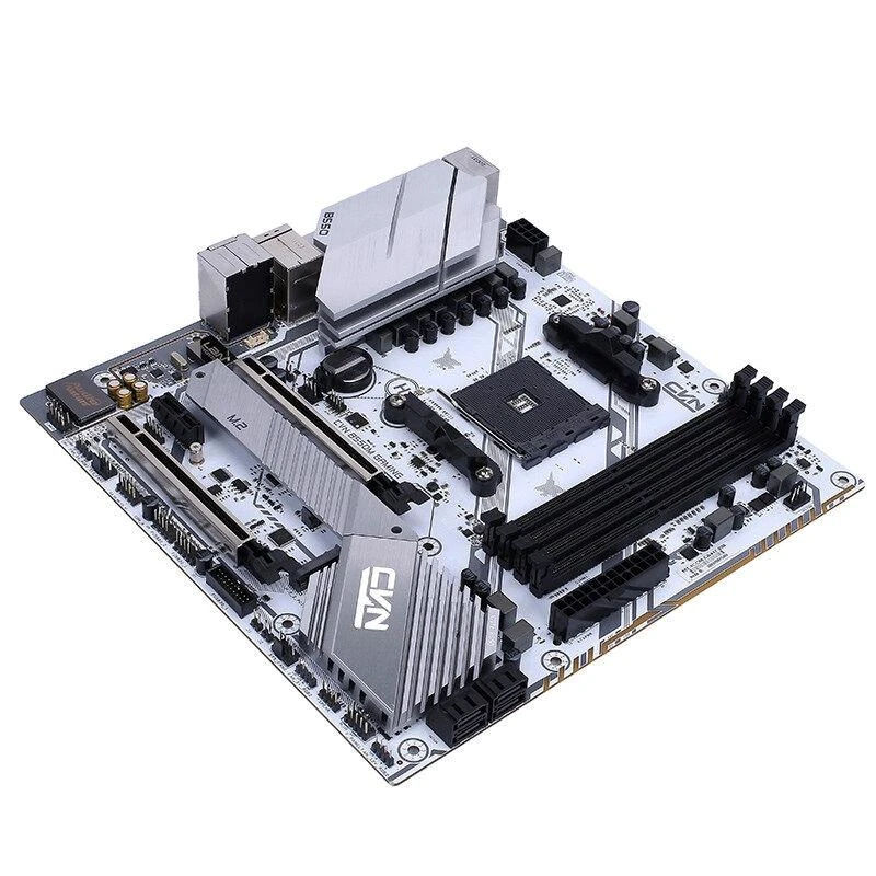 Colorful CVN B550M Gaming Frozen V14 Motherboard - Supports AMD 5000 Gen Series (AMD B550/AM4), microATX, 5V ARGB - Image 2