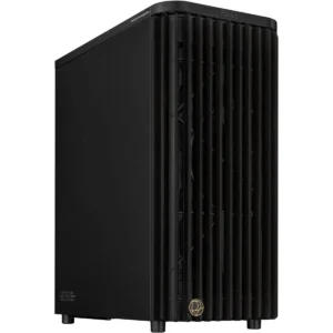 Asus ProArt PA401 Wood Edition ATX PC Case Metal Panel (Metal Side Panel, 240 mm Radiator Mount, 160 x 32 mm Fan, Removable Power Supply Holder, Rear Cable Clamps)
