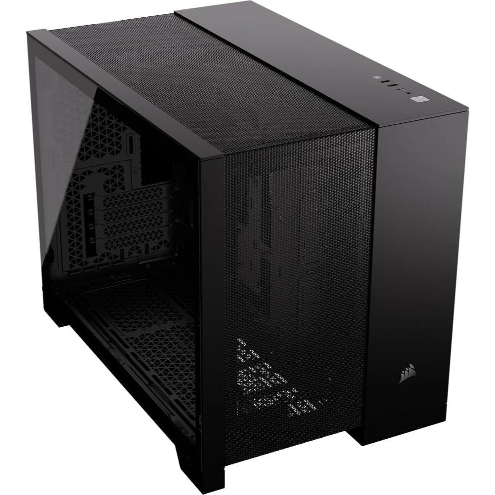 Corsair 2500D Airflow Mid-Tower Dual Chamber microATX Case - Black
