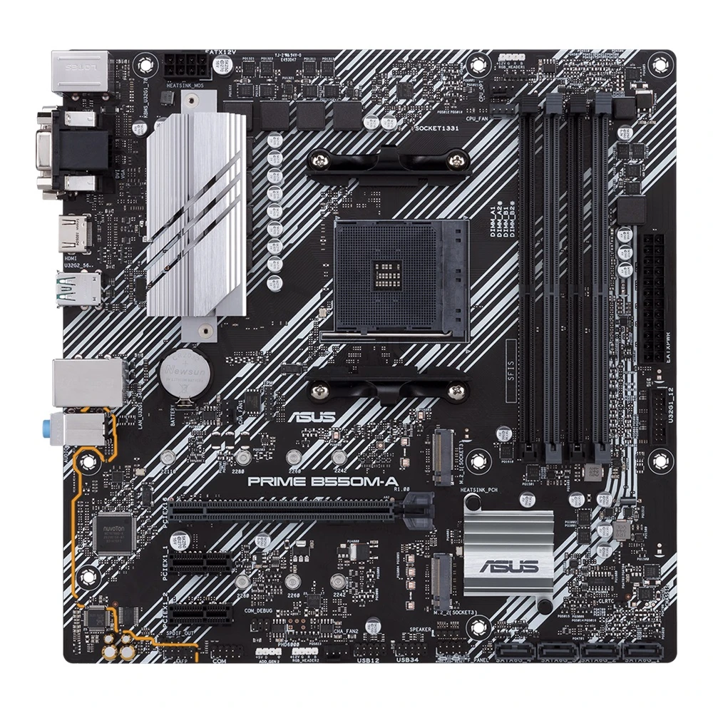 Asus Prime B550M-A AMD AM4 microATX Motherboard - Image 3