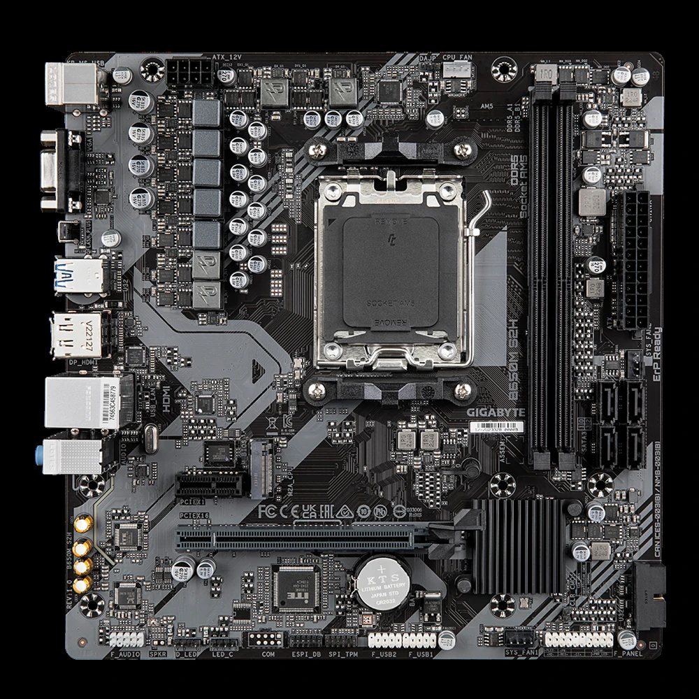 Gigabyte B650M S2H DDR5 AMD AM5 microATX Motherboard - Image 2