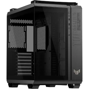Asus Tuf Gaming GT502 Horizon ATX Mid-Tower Gaming Case (Boundless Panoramic Design, Dual-Chamber, Independent CPU and GPU Cooling Zones, Tool-Free Side Panels, USB 10 Gbps Type-C Front Panel)
