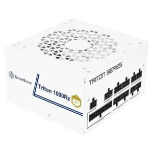 SilverStone Triton 1000Rz Cybenetics Gold 1000W ATX 3.1 PCIe 5 Fully Modular ATX Power Supply - White