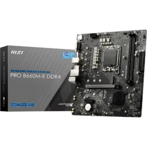 MSI Pro B660M-E DDR4 (Intel 12th Gen) microATX Motherboard