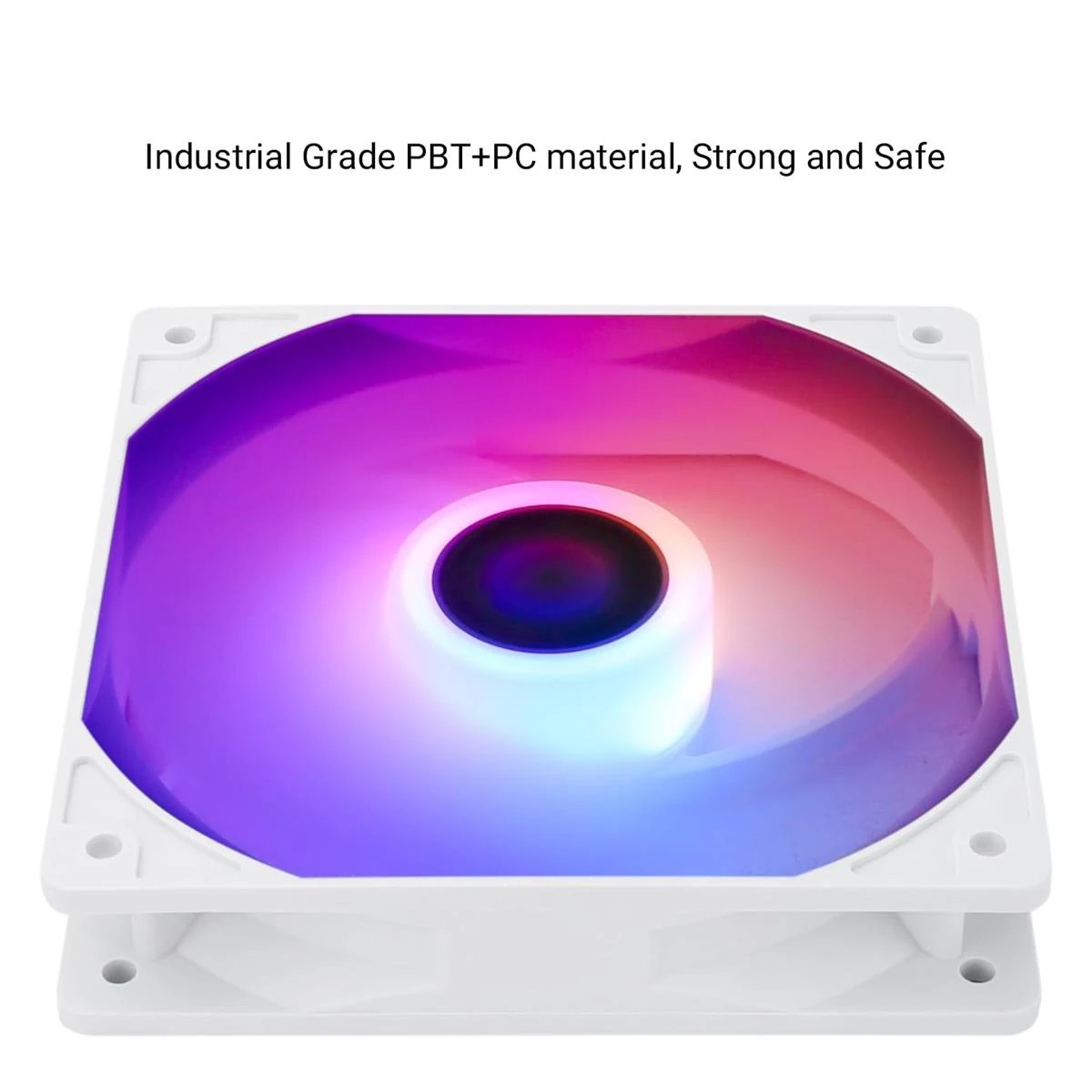 Thermalright TL-C12CW-S X3 CPU Fan 120mm White ARGB Case Cooler, 4pin PWM Silent Computer Cooling Fan with S-FDB Bearing Included, up to 1550RPM( (3 Quantities) - Image 4