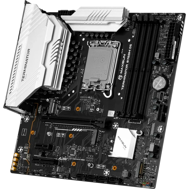 Maxsun Terminator B760M D5 Intel 12/13/14th Gen microATX Motherboard - Image 3