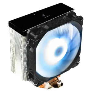 Thunder Jett TCC-DG120 ARGB CPU Air Cooler, 4 Copper Heatpipes, Temperature Display, Single Fan