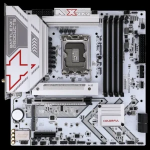 Colorful Battle-Ax B860M-White Wifi V20 DDR5 Intel Core Ultra Series 2 microATX Motherboard