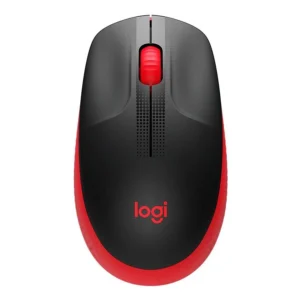 Logitech M190 Full-Size Wireless Mouse - Red
