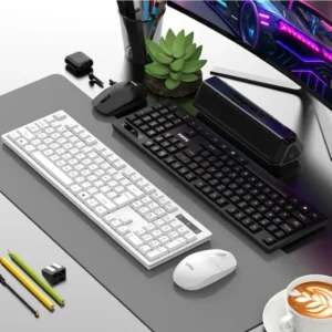 Sama GW1500 Wireless Keyboard and Mouse Combo - White