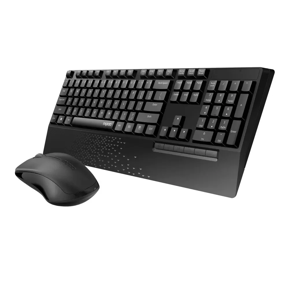 Rapoo X1960 Wireless Mouse and Keyboard Combo, Black - Image 4