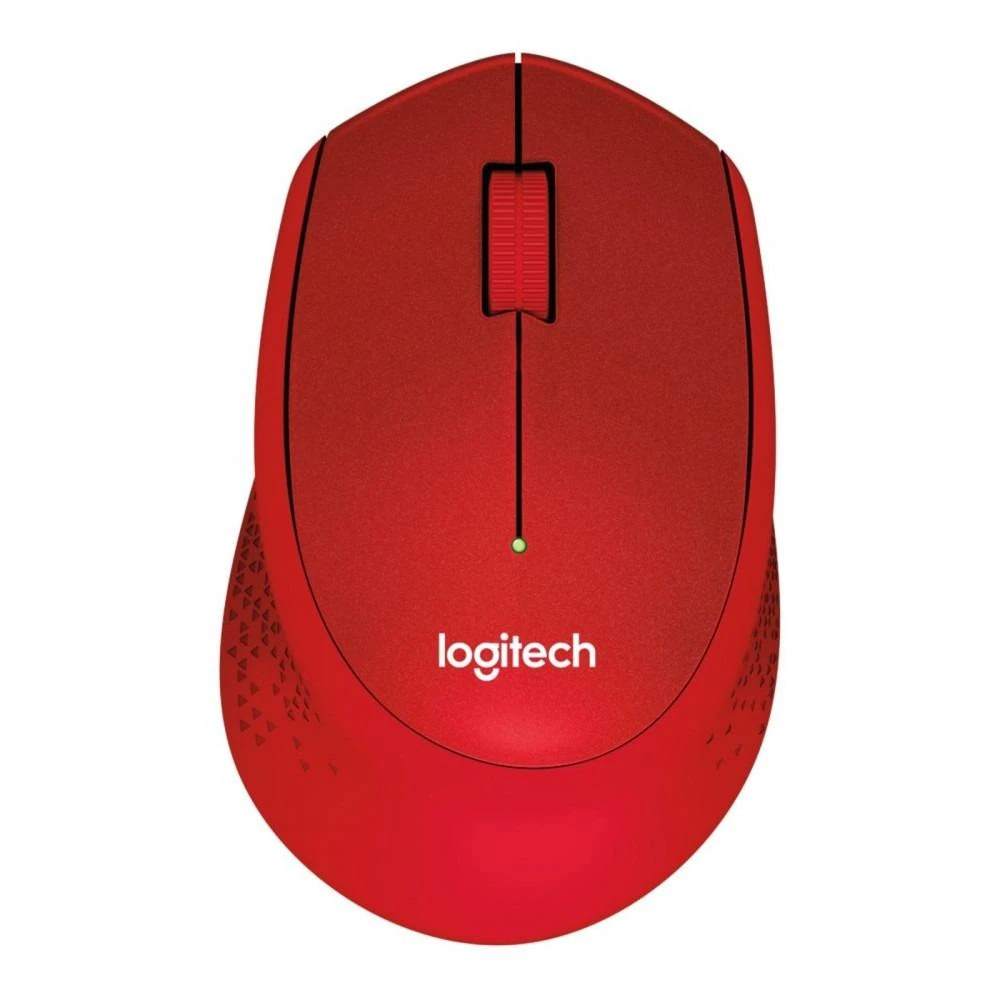 Logitech M331 Silent Plus Wireless Mouse - Red