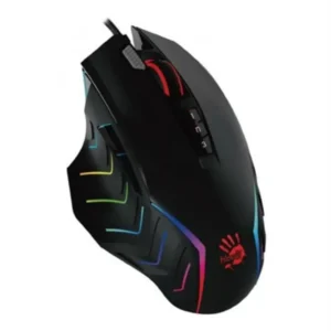 Bloody J95S 2-Fire RGB Animation Wired Gaming Mouse - Stone Black, Activated