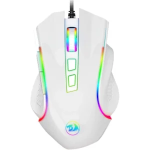 Redragon M607 Griffin 7200 DPI RGB Gaming Mouse - White