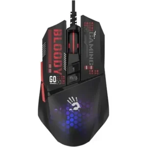 Bloody W60 Max Mini RGB Wired Gaming Mouse - Honeycomb Design