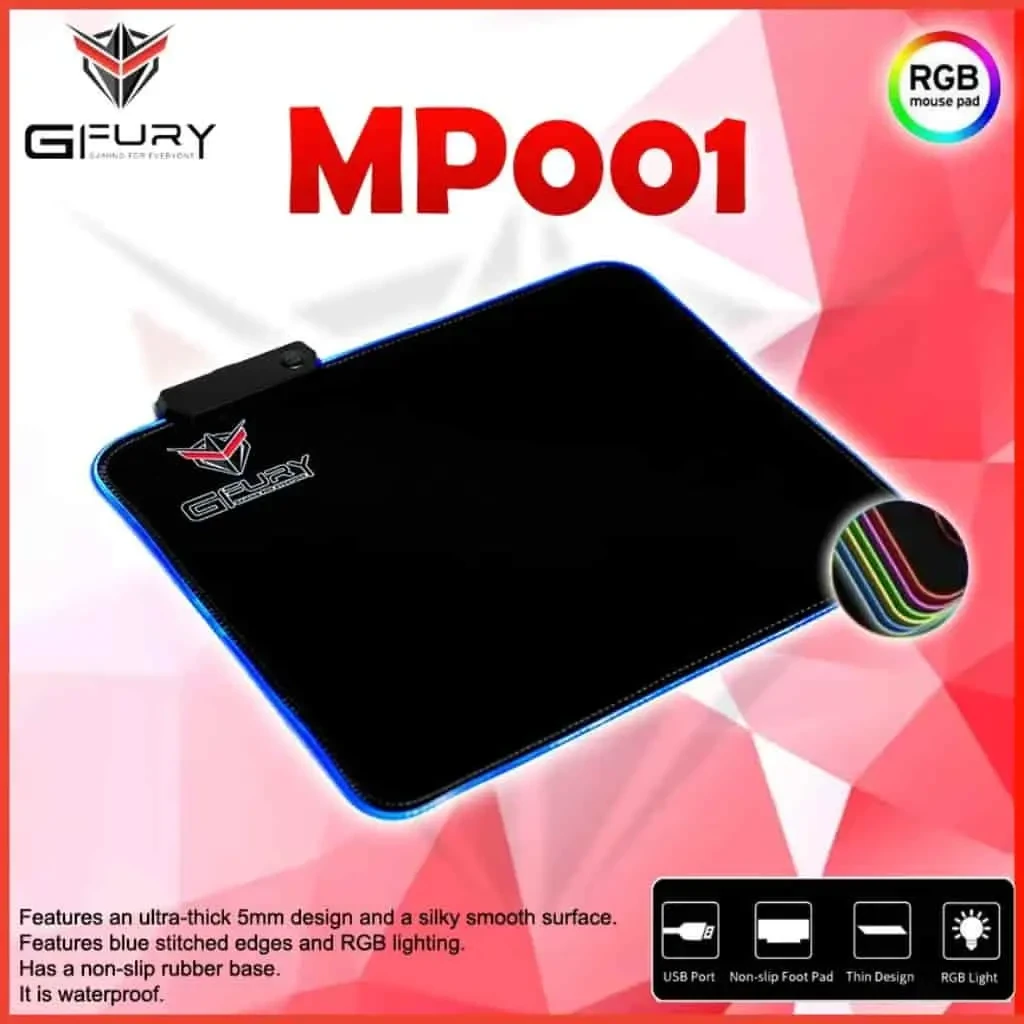 GFury GF-MP001 RGB Gaming Mouse Pad - Image 2