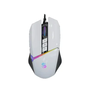 Bloody W60 Max RGB Esport Wired Gaming Mouse 10000 CPI - Panda White, Activated (BC3332-A Sensor)