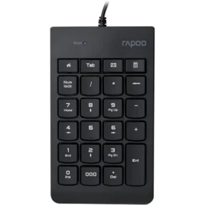 Rapoo K10 Wired Numeric NumberPad Keyboard, Black