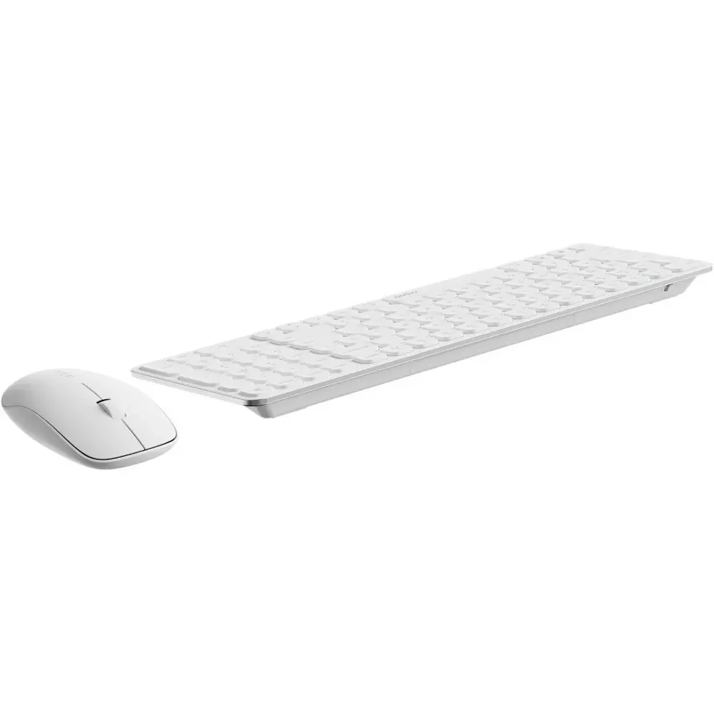 Rapoo 9320M Multi-Mode Wireless Optical Mouse & Keyboard Combo - White - Image 4
