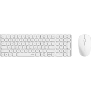 Rapoo 9320M Multi-Mode Wireless Optical Mouse & Keyboard Combo - White