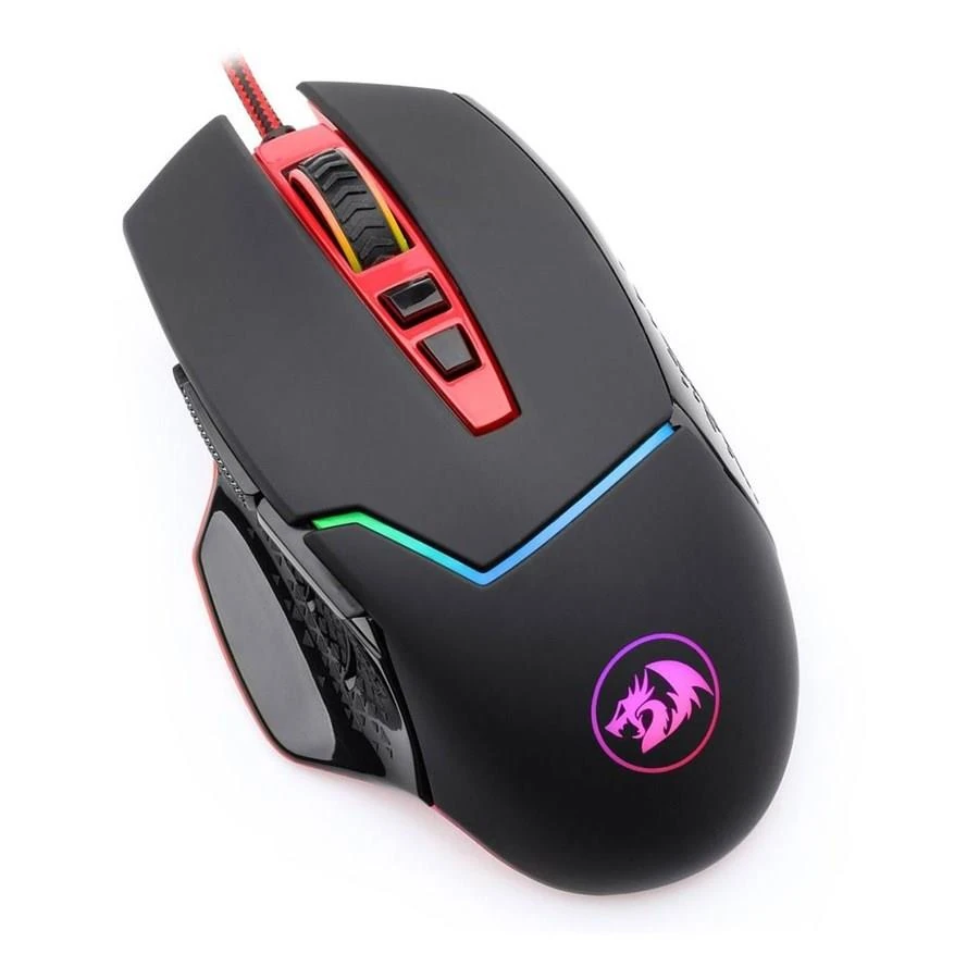 Redragon M907 Inspirit 2 Wired RGB Gaming Mouse, 8 Programmable Buttons, Black - Image 2