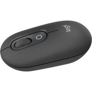 Logitech POP Mouse, Wireless Mouse with Customizable Emojis, SilentTouch Technology, Precision/Speed Scroll, Compact Design, Bluetooth, Multi-Device, OS Compatible - Graphite