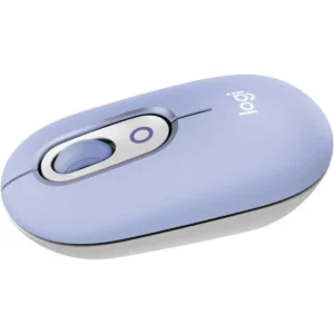 Logitech POP Mouse, Wireless Mouse with Customizable Emojis, SilentTouch Technology, Precision/Speed Scroll, Compact Design, Bluetooth, Multi-Device, OS Compatible - Lilac
