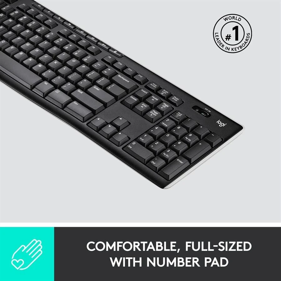 Logitech K270 Full-Size Wireless Keyboard - Image 3