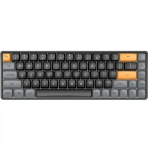 DarkFlash GD68 Tri-Mode Gaming Keyboard, Hot-Swappable, Anti-Ghosting, USB Type-C, Wireless Mechanical Keyboard – Black