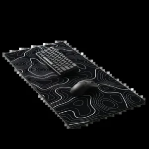 XL Gaming Mouse Pad 800×300 Speed Edition – Topographic Design Desk Mat