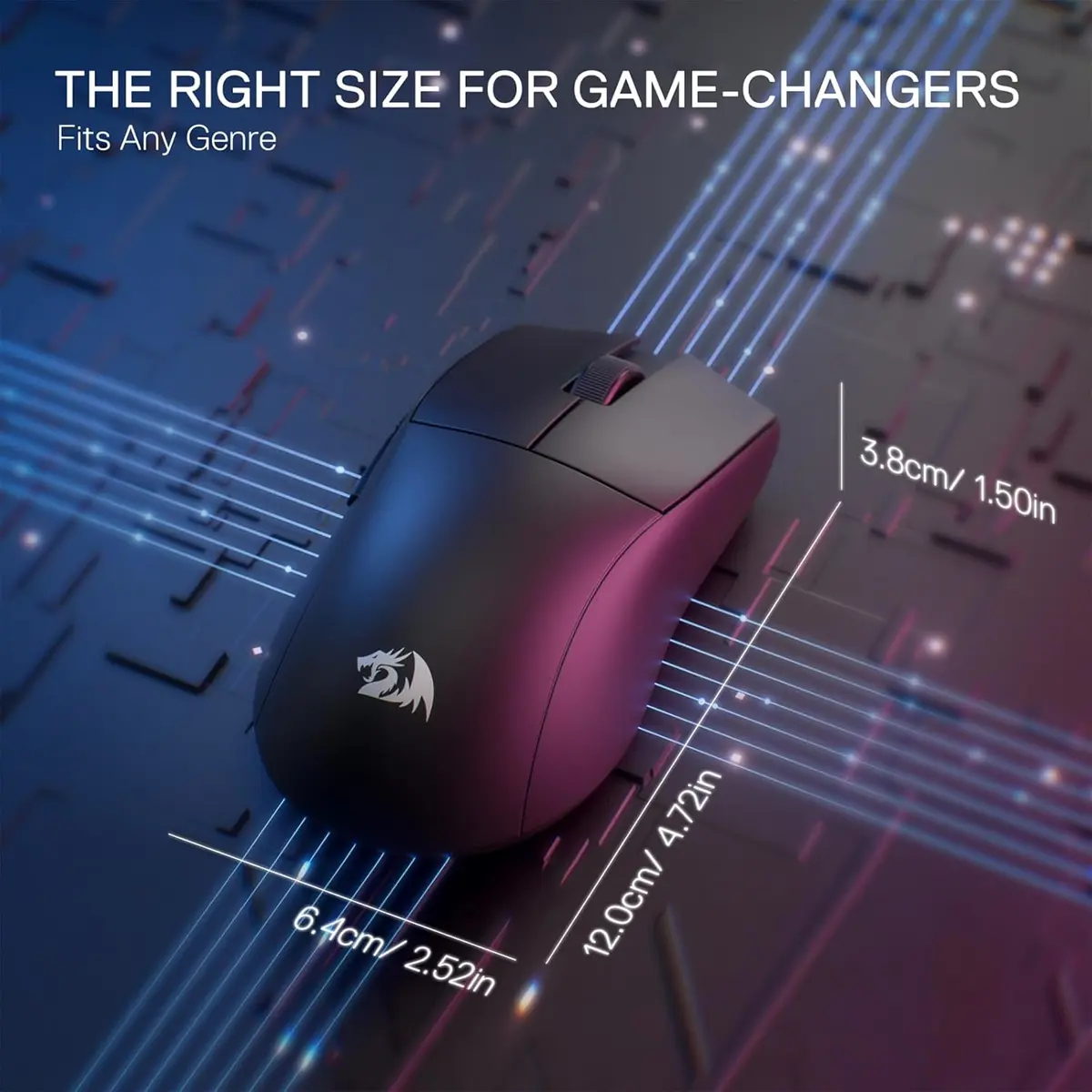 Redragon K1NG Standard M916 Gaming Mouse Black - Image 4