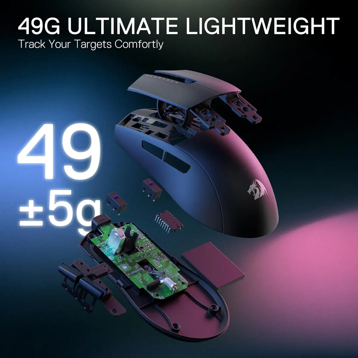 Redragon K1NG Standard M916 Gaming Mouse Black - Image 5