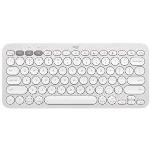 Logitech Pebble Keys 2 K380s Bluetooth Wireless Keyboard - Tonal White