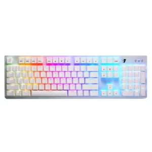 Tesoro Gram Spectrum Low Profile G11SFL RGB Mechanical Gaming Keyboard - White (Red Switch)