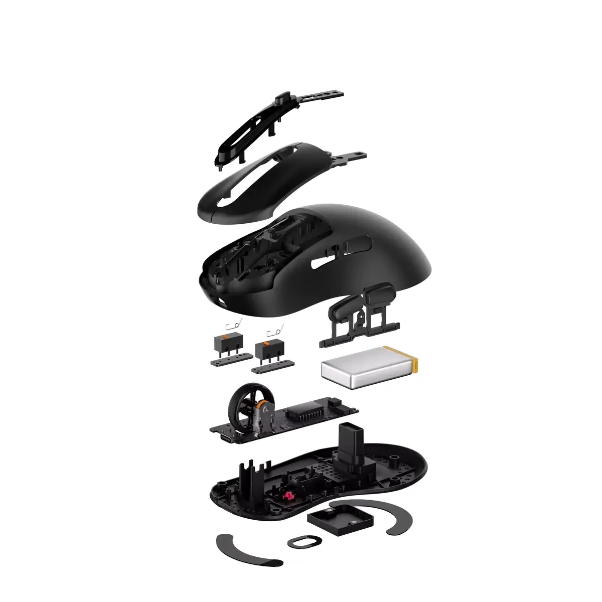 Rapoo VT9 PRO 4K Wireless Gaming Mouse, PAW 3398 Sensor, 26000 DPI, 4KHz Polling Rate, 0.25ms Response Time, Lightweight, 10 Programmable Buttons, 180h Battery Life, On-Board Memory, PC - Black - Image 5