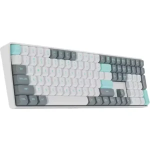 DarkFlash GD110 Wireless Mechanical Gaming Keyboard, Dual-Mode, Hot-Swappable, Anti-Ghosting, USB Type-C, Red Switches – Jasmine