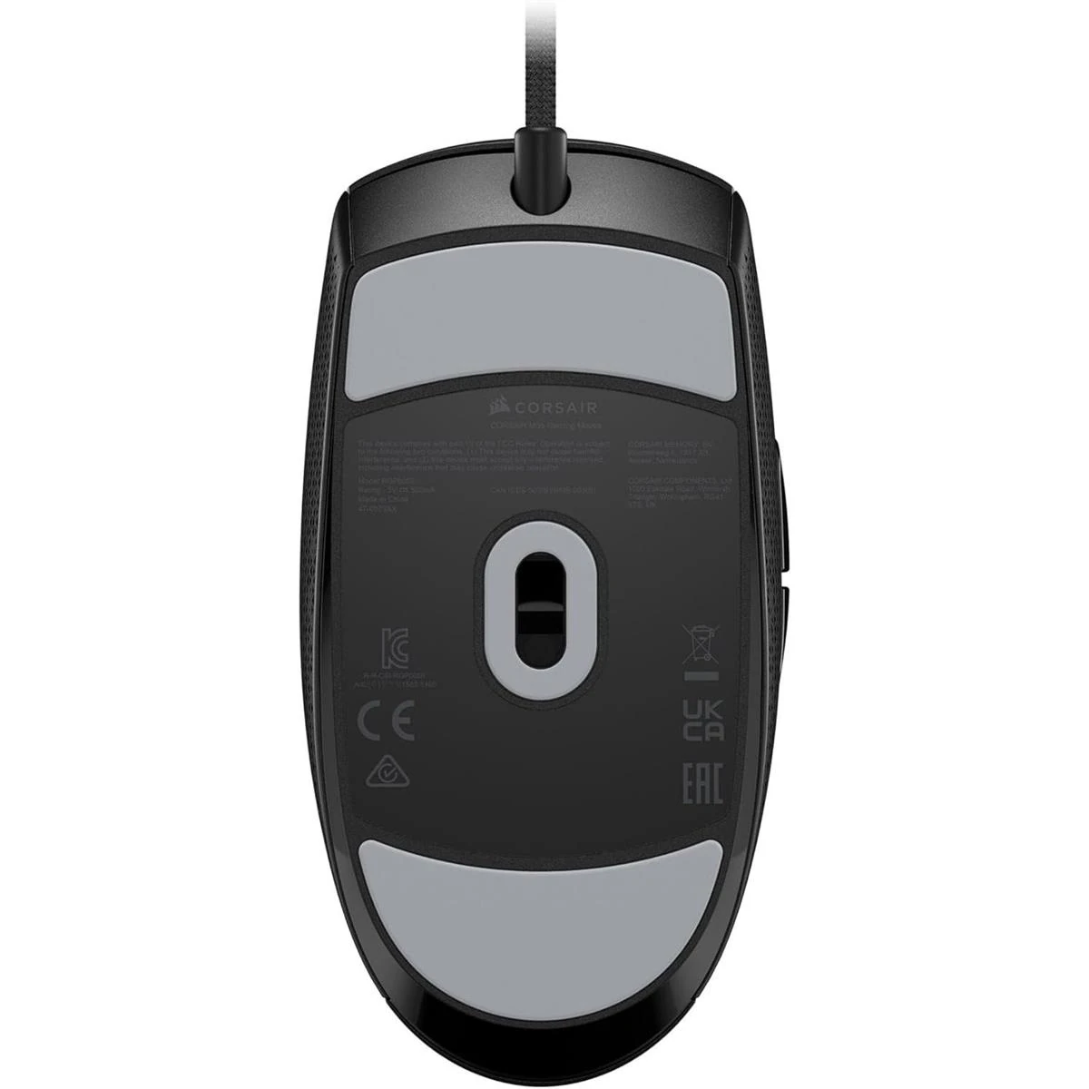 Corsair M55 Wired Lightweight FPS Gaming Mouse – 16,000 DPI, Six Programmable Buttons, Textured Side Grips – Black - Image 7