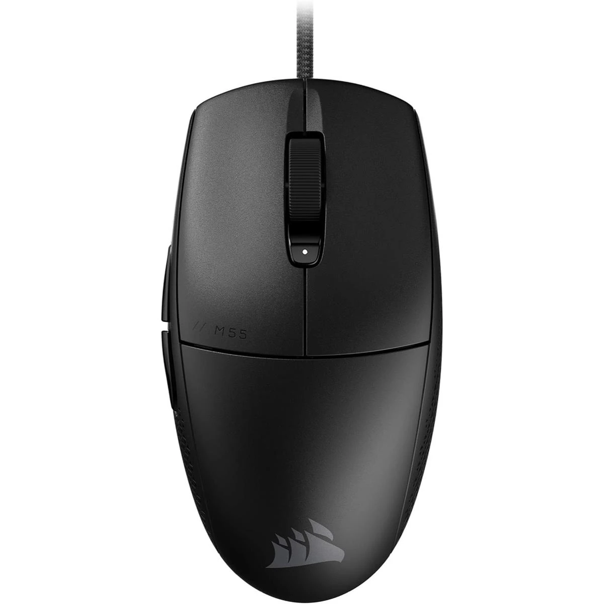 Corsair M55 Wired Lightweight FPS Gaming Mouse – 16,000 DPI, Six Programmable Buttons, Textured Side Grips – Black