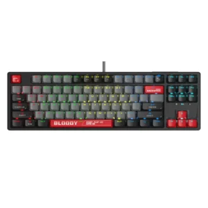 Bloody S87 RGB BLMS TKL Tenkeyless 75% Compact Mechanical Gaming Keyboard - Energy Red, US Layout