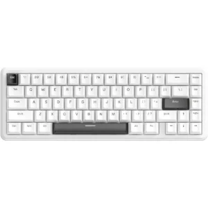 Attack Shark X65 HE Wired Rapid Trigger Magnetic Switch 65% Mechanical Gaming Keyboard, Hall Effect Top Mounted RGB Hot Swap,Adjustable Actuation, 8KHZ Polling Rate, PBT Keycaps for Win/Mac (White)