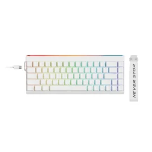 Eweadn DK68 HE RGB Magnetic Switch Mechanical Gaming Keyboard - White