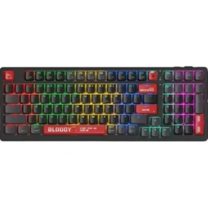 Bloody S98 BLMS Mechanical Gaming Keyboard 80% Compact 98-Key - Bloody Red, US Layout