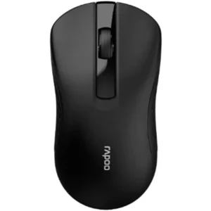 Rapoo B20 Silent Wireless Optical Mouse, 2.4 GHz Wireless Connection, 1200 DPI Sensor, Silent Click - Black