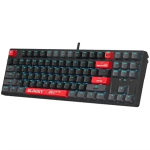 Bloody AT87 Alpha Optical Switch TKL Mechanical Gaming Keyboard - Bloody Red, US Layout
