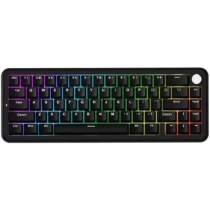 Sama Xinmeng Beat65 Rapid Trigger RGB Gaming Keyboard, Adjustable Actuation Hall Effect Magnetic Switch 65% Wired Mechanical Keyboard, 8K Hz Polling Rate - Black Night