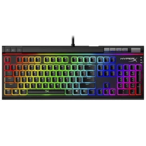 HyperX Alloy Elite 2 Mechanical Gaming Keyboard, Software-Controlled Light & Macro Customization, ABS Pudding Keycaps, Media Controls, RGB LED Backlit, Linear Red Switch, Black (Box Open)