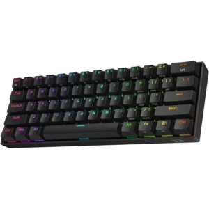 Redragon Draconic K530 Pro RGB Wireless 60% Compact Mechanical Gaming Keyboard - Black - Tactile Brown Switches
