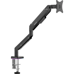 AndaSeat Stealth Pro II RGB Ergonomic Single Monitor Arm - Black